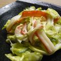 maruru-nn's cooksnap of when they made キャベツときゅうりとカニカマボコのサラダ.