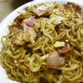 maruru-nn's cooksnap of when they made ＊新キャベツとベーコンの焼きそば＊.