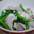 MEGuREEN's cooksnap of when they made 塩コショウで食べる豚とほうれん草.