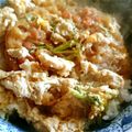 crystaI's cooksnap of when they made お惣菜のかき揚げに一工夫☆かき揚げ丼！.
