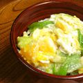 野菜のはたけ's cooksnap of when they made 卵しかない！親子丼味もどき？！玉子丼.