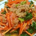 なぎち！'s cooksnap of when they made ほうれん草とにんじんトマトのツナサラダ.