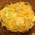 ★NTM★'s cooksnap of when they made ☆簡単節約☆残り物のパスタでサラダ☆.