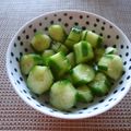 UMAe's cooksnap of when they made 簡単塩だれきゅうり.