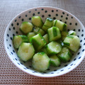 UMAe's cooksnap of when they made 簡単塩だれきゅうり.