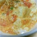 MofeMofee's cooksnap of when they made トマトと豆腐の玉子炒め.