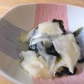 momonga222's cooksnap of when they made だいこんの酢の物.