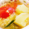 はるかーしか's cooksnap of when they made キヌアとトマト♪レタスのたまごスープ♪.
