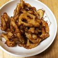 Chana524's cooksnap of when they made お弁当や小鉢に♡10分以内レンコン甘辛煮.