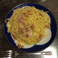 クックHSTFJP☆'s cooksnap of when they made 満腹め、簡単な生クリームなしカルボナーラ.