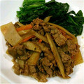 ＭＯＫＯＳＮＯＷ's cooksnap of when they made 牛肉とゴボウと蒟蒻の煮物。.