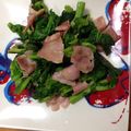 アンの台所's cooksnap of when they made あと一品に♪菜花とベーコンのシンプル炒め.