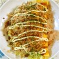 10chie17's cooksnap of when they made ボリューム満点ヘルシーとん平焼き.