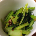weeta_bix's cooksnap of when they made 麺つゆだけで！簡単☆小松菜の煮浸し風炒め.