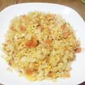 姫と王子のおかん's cooksnap of when they made 冷凍の鮭を使って炒飯.