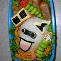 やまだ427's cooksnap of when they made 妖怪ウォッチ 節分 キャラ弁 ウィスパー.