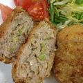 わ五助's cooksnap of when they made ジューシー♪キャベツメンチカツ.