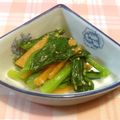 みんとこ's cooksnap of when they made 小松菜と人参の生姜醤油和え☆.