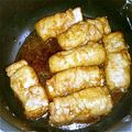 YRV's cooksnap of when they made 晩御飯にもお弁当にも❤厚揚げの甘辛肉巻き.