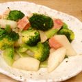spring14's cooksnap of when they made カブとブロッコリーのあっさり炒め.