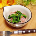 kumi0901's cooksnap of when they made 簡単！菜の花とベーコンのにんにく炒め.
