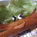 ゆーあちん's cooksnap of when they made キャラ弁に☆微妙なカニ(