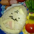 ごんべい君's cooksnap of when they made 妖怪ウォッチ☆キャラ弁☆ひも爺 簡単！.