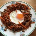 クックIFIA27☆'s cooksnap of when they made ごはんがススム☆にんじんとひき肉の炒め物.