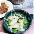 ＴＯＭＯＷＡＴ's cooksnap of when they made ウドと三つ葉の酢味噌和え.