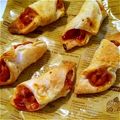 hana8761's cooksnap of when they made ♪ウィンナーのパイシート包み焼き♪.