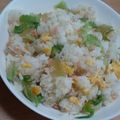 めけめけあろは's cooksnap of when they made 鮭フレークとレタスのマヨチャーハン♪.