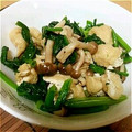 山羊ご飯's cooksnap of when they made ほうれん草としめじのお浸し.