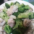かぴーな's cooksnap of when they made ブロッコリーと鶏モモ肉のさっぱり炒め☆.