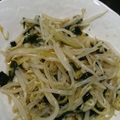 ｽｶｲﾌｨｯｼｭ☆'s cooksnap of when they made もやしとワカメの塩昆布和え.
