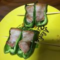 きえコロ's cooksnap of when they made 居酒屋のピーマンと豚バラの串焼き再現.