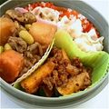 ♡礼♡'s cooksnap of when they made かぼちゃと挽肉の❤カレーケチャップ炒め.