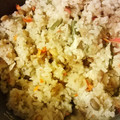 りーちか's cooksnap of when they made 鮭と節分豆の炊きおこわ.