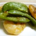 maruru-nn's cooksnap of when they made えび＆スナップエンドウのバター醤油炒め.