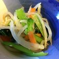 ☆Harue's cooksnap of when they made 小松菜ともやしのナムル.