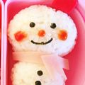マロン大好き's cooksnap of when they made 雪だるまのおにぎり♪.