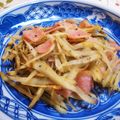 ＠LECHE's cooksnap of when they made ピリッ♪ベーコンとゴボウ炒め.