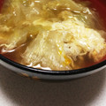 素足禁止's cooksnap of when they made とっても簡単♪レタスと卵のスープ.