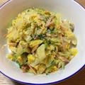 まぁーにゃ's cooksnap of when they made 簡単もう一品♪*ﾟ白菜と豆苗のサラダ.