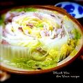 inyako's cooksnap of when they made ザックリ白菜鍋.