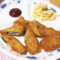 ラキ介's cooksnap of when they made 鶏ささみの大葉クリームチーズカツ☆.