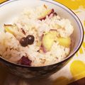 クック0Y3PQN☆'s cooksnap of when they made 秋の味覚♪しめじ入りさつまいもご飯.
