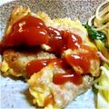 えぴたま's cooksnap of when they made 豚コマでピカタ風.