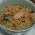 JILLの赤メガネ's cooksnap of when they made 秋鮭☆秋鮭とキノコの炊き込みご飯.