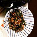 さろい's cooksnap of when they made ご飯のお供！大根の葉×納豆×じゃこ炒め♪.