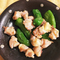 ちぃ−ち−chan's cooksnap of when they made 軟骨とししとうの塩レモン炒め.